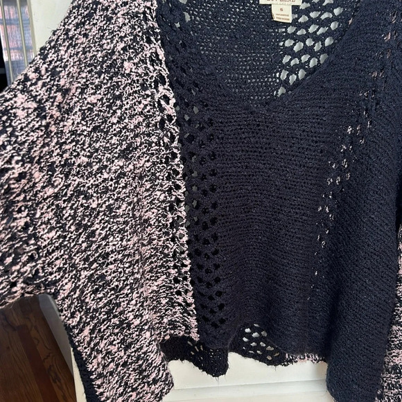 Mixed Pattern Knit Sweater - Picture 2 of 7